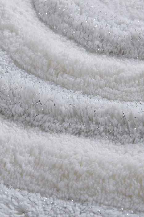 Mijölnir Alfombrilla de Baño Redonda Blanca